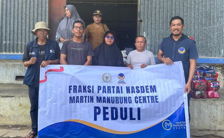 Martin Manurung Centre Salurkan Logistik di Tapanuli Tengah dan Sibolga